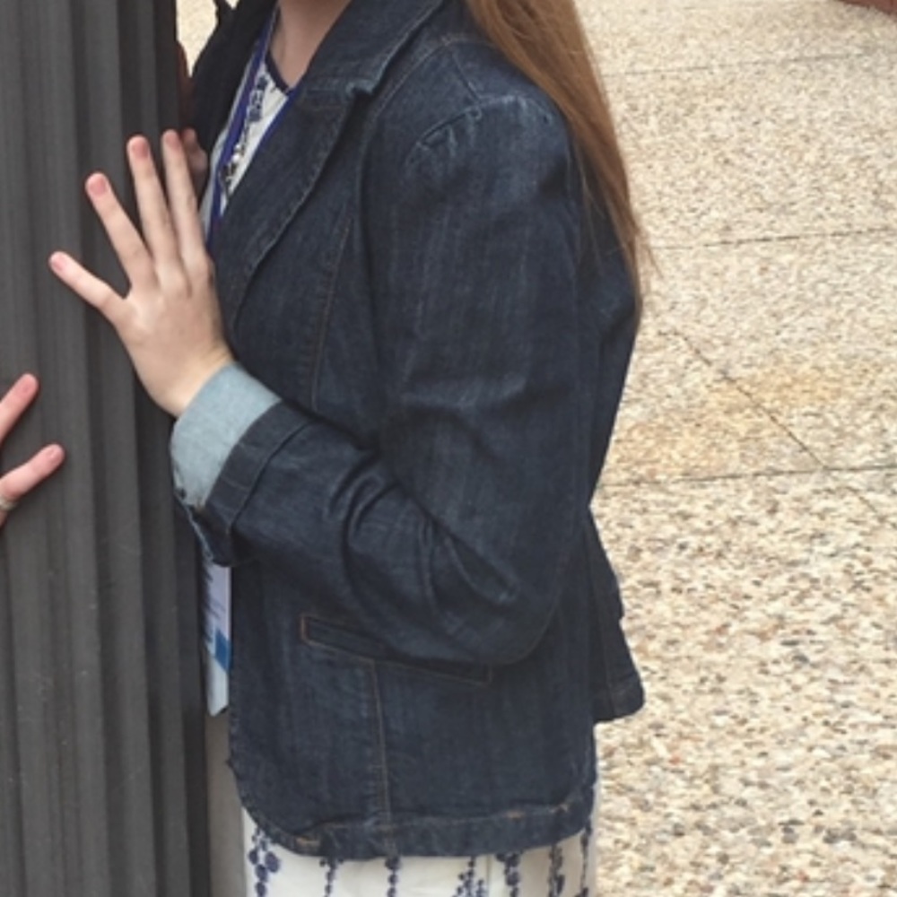 Denim blazer!😍